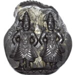 Panduranga With Rukmani On Natural Shaligram