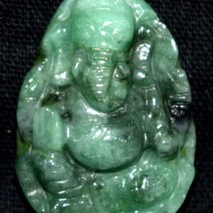 Emerald Ganesha - 26.70 carats