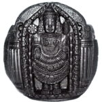 Tirupati Balaji Murti On Golden Sudarshan Shaligram