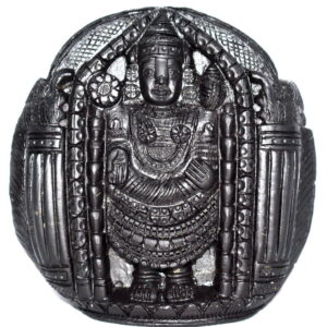 Tirupati Balaji / Venkateshwara Idols Carved On Natural Shaligram