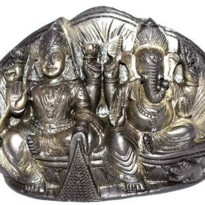 Laxmi Ganesha Murti On Golden Shaligram