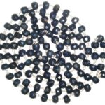 Blue Sapphire Mala in Pure Silver