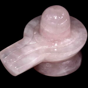 Rose Quartz Shivling - 281 gms