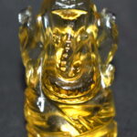 Lord Ganesha Idol In Citrine - 36 Carats