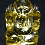 Lord Ganesha Idol In Citrine - 50.30 Carats