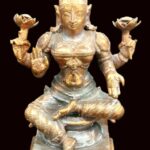 Goddess Laxmi Idol In Pure Solid Copper