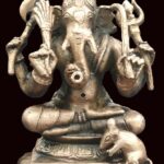 Lord Ganesha Idol In Pure Solid Copper