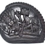 Laxmi Narayan Idol on Golden Sudarshan Shaligram