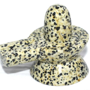 Shivling in Dalmatian Jasper Gemstone - 155 gms