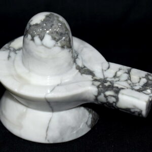 Howlite Shivling - 178 gm