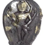 Shri Vitthala Giridhari on Natural Golden Shaligram