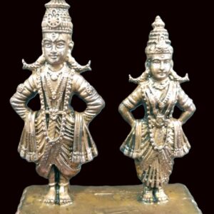 Lord Panduranga Rukmani / Vitthal - Rukmani Idol In Pure Solid Copper