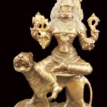 Goddess Pratyangira Devi Idol In Pure Solid Copper