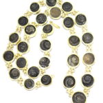 Sudarshan Shaligram Mala In Panchdhatu - 28 Pc