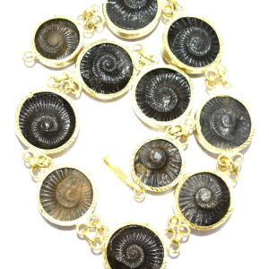 Sudarshan Shaligram Mala In Panchdhatu - 11 Pc