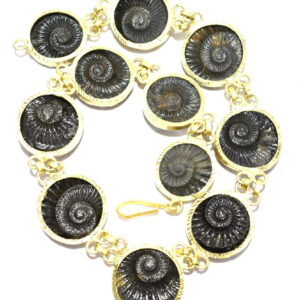 Sudarshan Shaligram Mala In Panchdhatu - 11 Pc