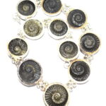 Sudarshan Shaligram Mala In Silver - 11 Pc