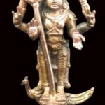 Lord Kartikeya (Subramanya / Murugan) In Pure Copper