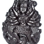 Mahakali Idol On Natural Sudarshan Shaligram