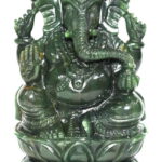 Ganesha Columbian Green Jade - 911 gms
