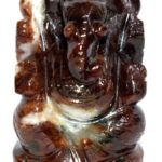 Lord Ganesha in Natural Gomed Gemstone - 180 gms