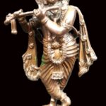 Lord Krishna Idol In Pure Solid Copper - 2.5 inches