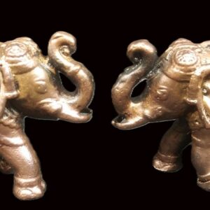 Elephant Pair in Pure Solid Copper - 1.25 inches
