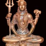 Lord Shiva in Pure Solid Copper - 3 inches