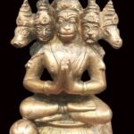 Panchmukhi Hanuman In Pure Solid Copper
