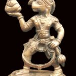 Lord Hanuman In Pure Copper - 5 inches