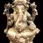 Lord Ganesha Idol In Pure Solid Copper - 4 inches