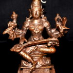 Goddess Matangi / RajaShyamala Devi Idol In Pure Solid Copper