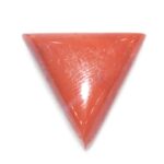 Red Coral Triangular - 11.02 Carats