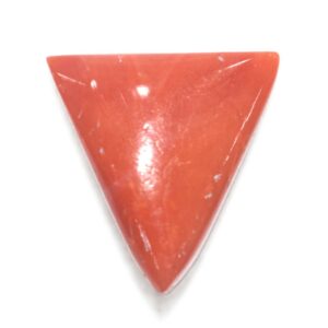 Red Coral Triangular - 15.61 Carats