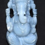 Lord Ganesha in Natural Opal Gemstone - 155 Carats
