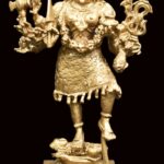 Kali - Mahakali Idol in Pure Solid Copper - 6 Inches
