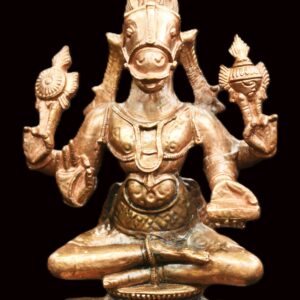 Hayagriva In Pure Solid Copper - 5 inches