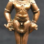 Lord Panduranga / Vitthal Idol In Pure Solid Copper - 4.5 inches