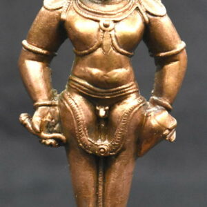 Lord Panduranga / Vitthal Idol In Pure Solid Copper - 4.5 inches