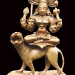 Angalaamman - Angala Devi Idol In Pure Solid Copper - 5 inches