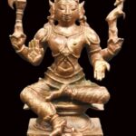 Lord Shiva Idol In Pure Solid Copper - 4.5 Inches