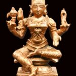 Goddess KaliKambal Idol in Pure Solid Copper - 4.5 inches