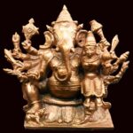 Maha Ganapati Idol In Pure Solid Copper
