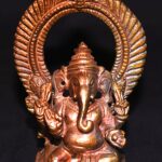 Ganesha Idol In Pure Solid Copper - 3 inches