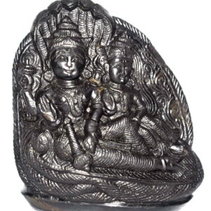 Laxmi Narayan Idol on Golden Padmanabha Shaligram
