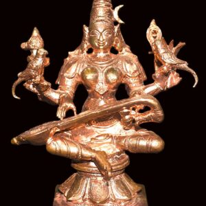 Goddess Matangi - RajaShyamala Devi Idol In Pure Copper