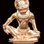 Narsimha Idol - Kevala Narasimha In Pure Solid Copper - 4 inches