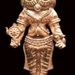 Varaha Narasimha In Pure Solid Copper - 4 inches