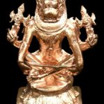 Yoga Narsimha Idol In Pure Solid Copper