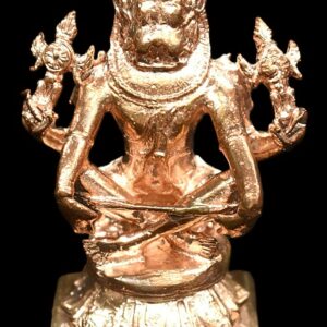 Yoga Narsimha Idol In Pure Solid Copper